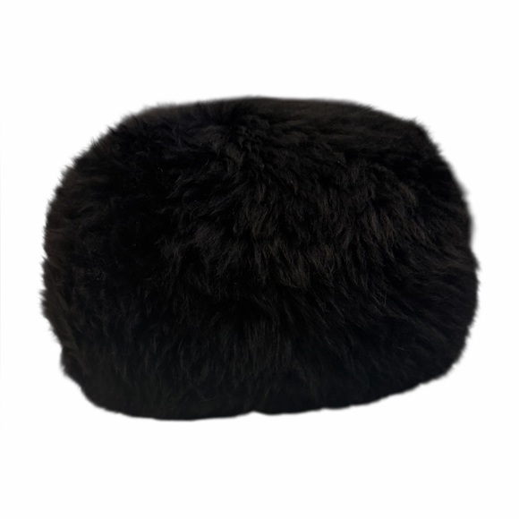 Vintage Beimar Black Tuscan Italian Dyed Lamb Fur Winter Hat Made in Italy main image 5